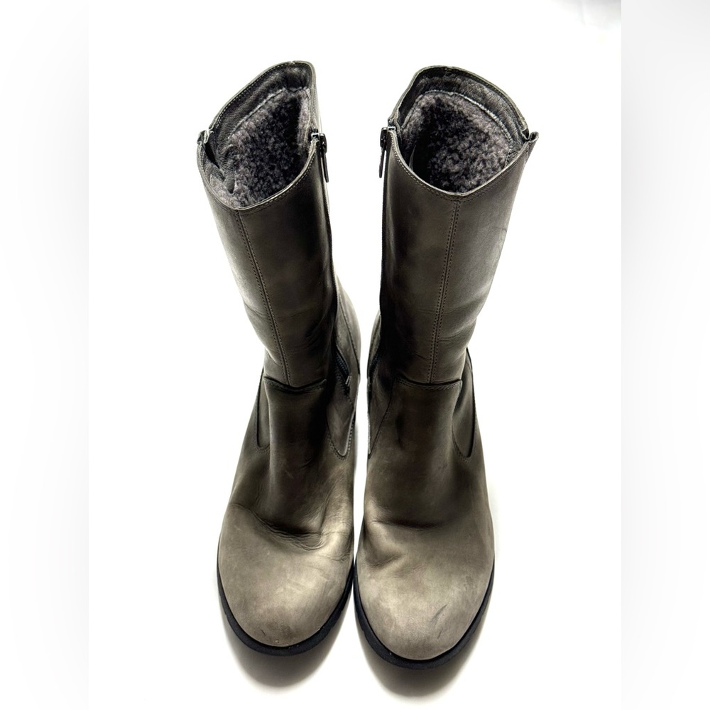 UGG Australia Leather Wedge‎ Boots #1012528 Size 10 - Picture 3 of 10